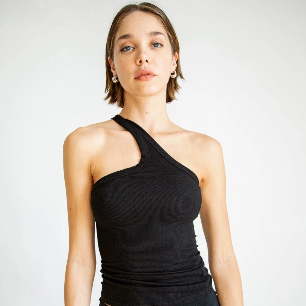 The Line By K DRISS TANK TOP BLACK